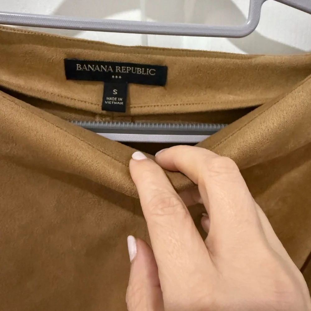 Banana Republic Tan Faux Suede Top - Picture 3 of 3